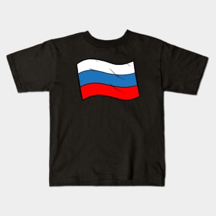 Flag of Russia Kids T-Shirt